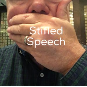stifled speech